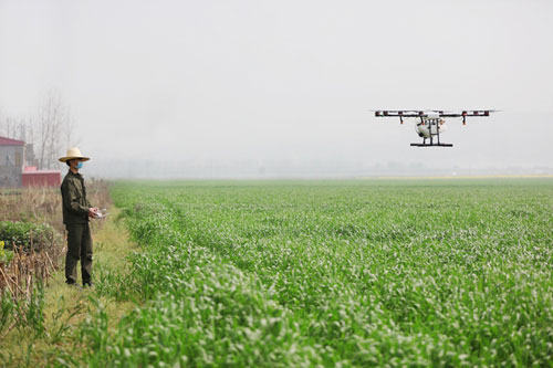 Small Scale Aerial Agricultural Spraying Made Possible in China